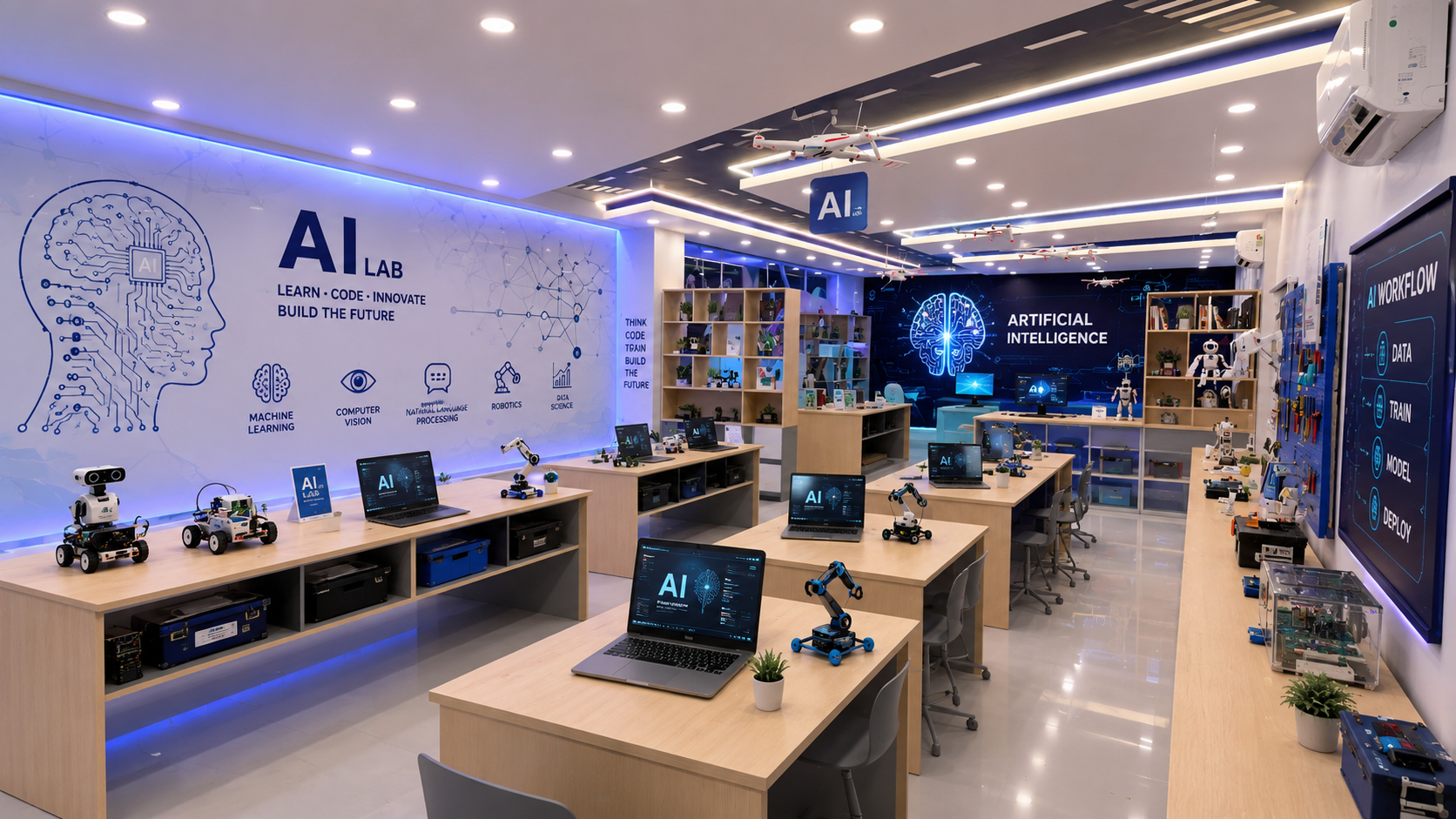 AI and Robotics Lab for Schools by AeroBay